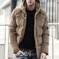 Doudoune Blouson Parka Peau de Peche Hom... Doudoune Blouson Parka Peau de Peche Hom...